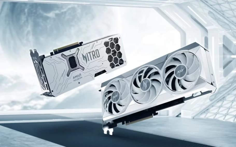 Acer Luncurkan Radeon RX 9070 XT & RX 9070 Nitro White Series — GPU Kuat dengan Desain Putih Elegan