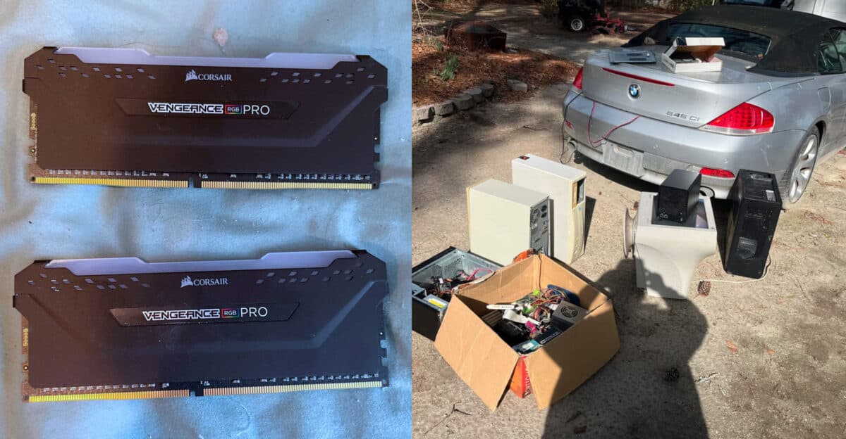 Redditor Temukan RAM 64GB DDR4 di Tempat Sampah, Nilainya Bisa Capai $500