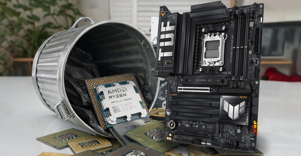 CPU Ryzen 9800X3D Dilaporkan Mati di Motherboard ASUS X870, Penggantinya Ikut Rusak