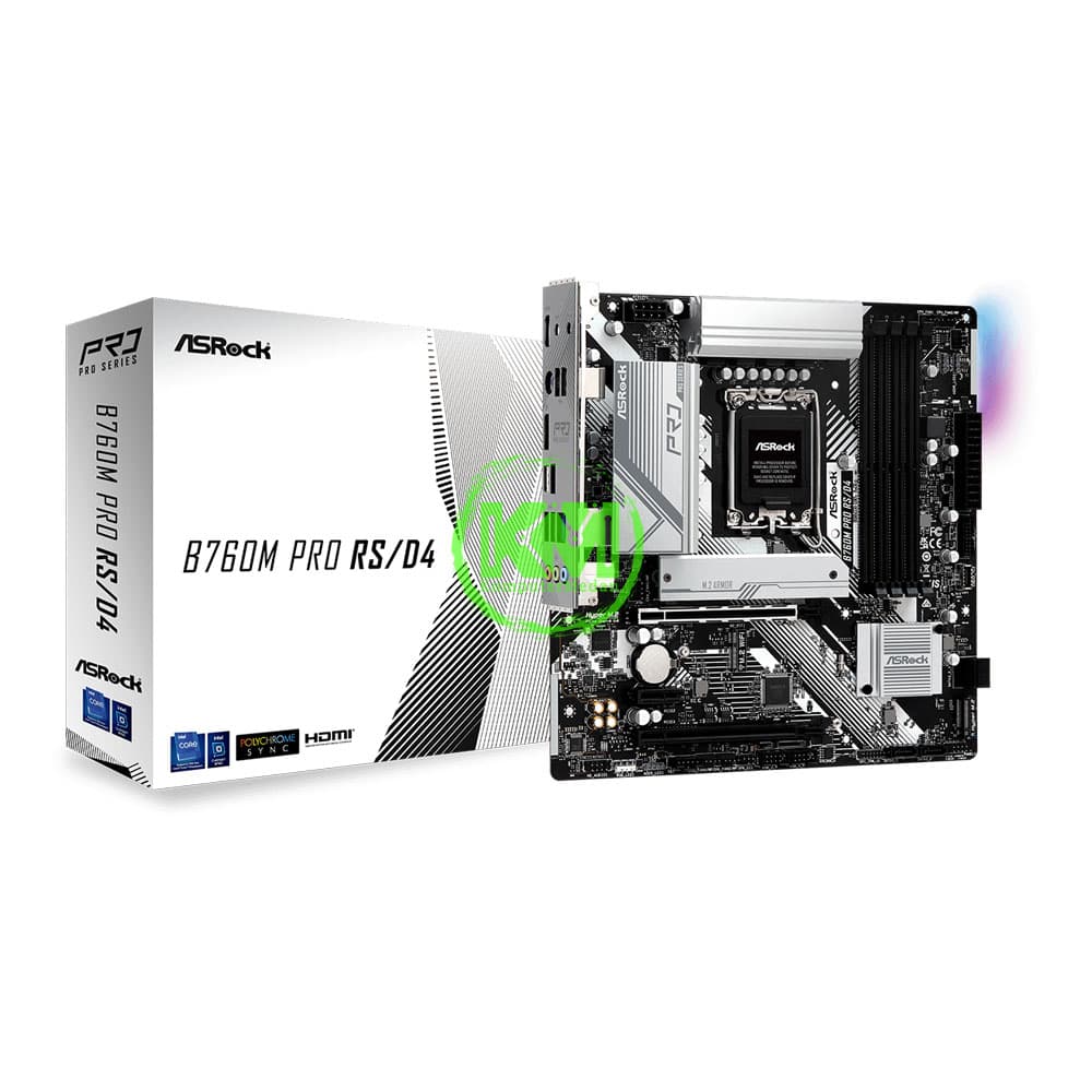 ASROCK B760M PRO RS/D4 (INTEL) MOTHERBOARD - Image 1