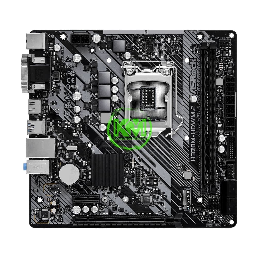ASROCK H370M-HDV/M.2 (INTEL) MOTHERBOARD - Image 2