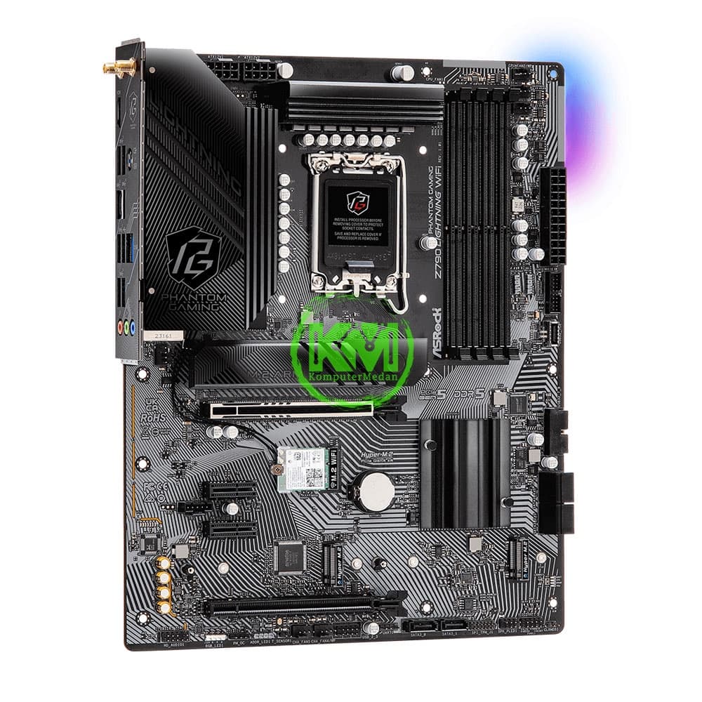ASROCK Z790 PHANTOM GAMING LIGHTNING WIFI DDR5 (INTEL) MOTHERBOARD - Image 4