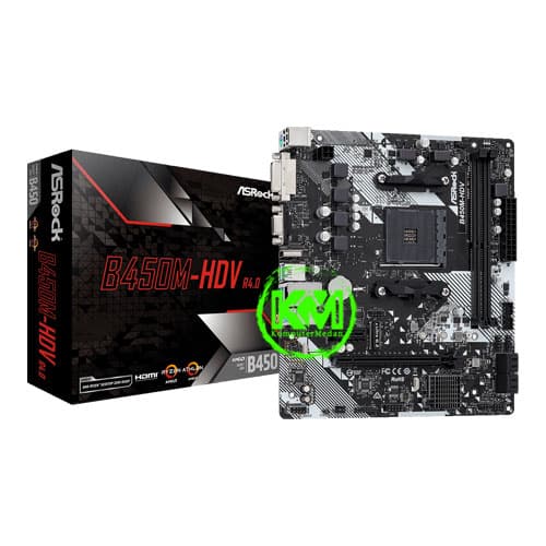ASROCK B450M-HDV R4.0 DDR4 (AMD) MOTHERBOARD