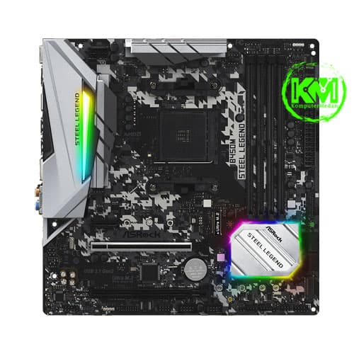 ASROCK B450M STEEL LEGEND (AMD) MOTHERBOARD - Image 2