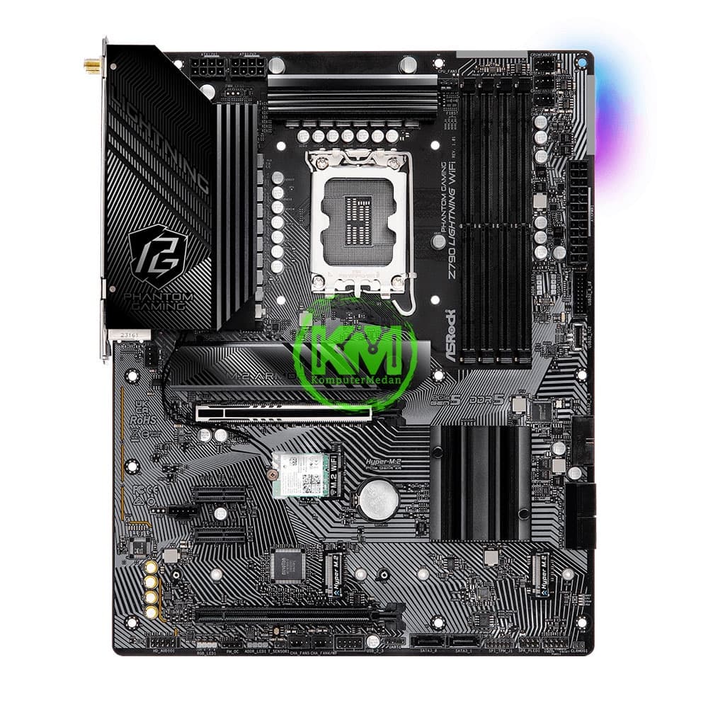 ASROCK Z790 PHANTOM GAMING LIGHTNING WIFI DDR5 (INTEL) MOTHERBOARD - Image 3