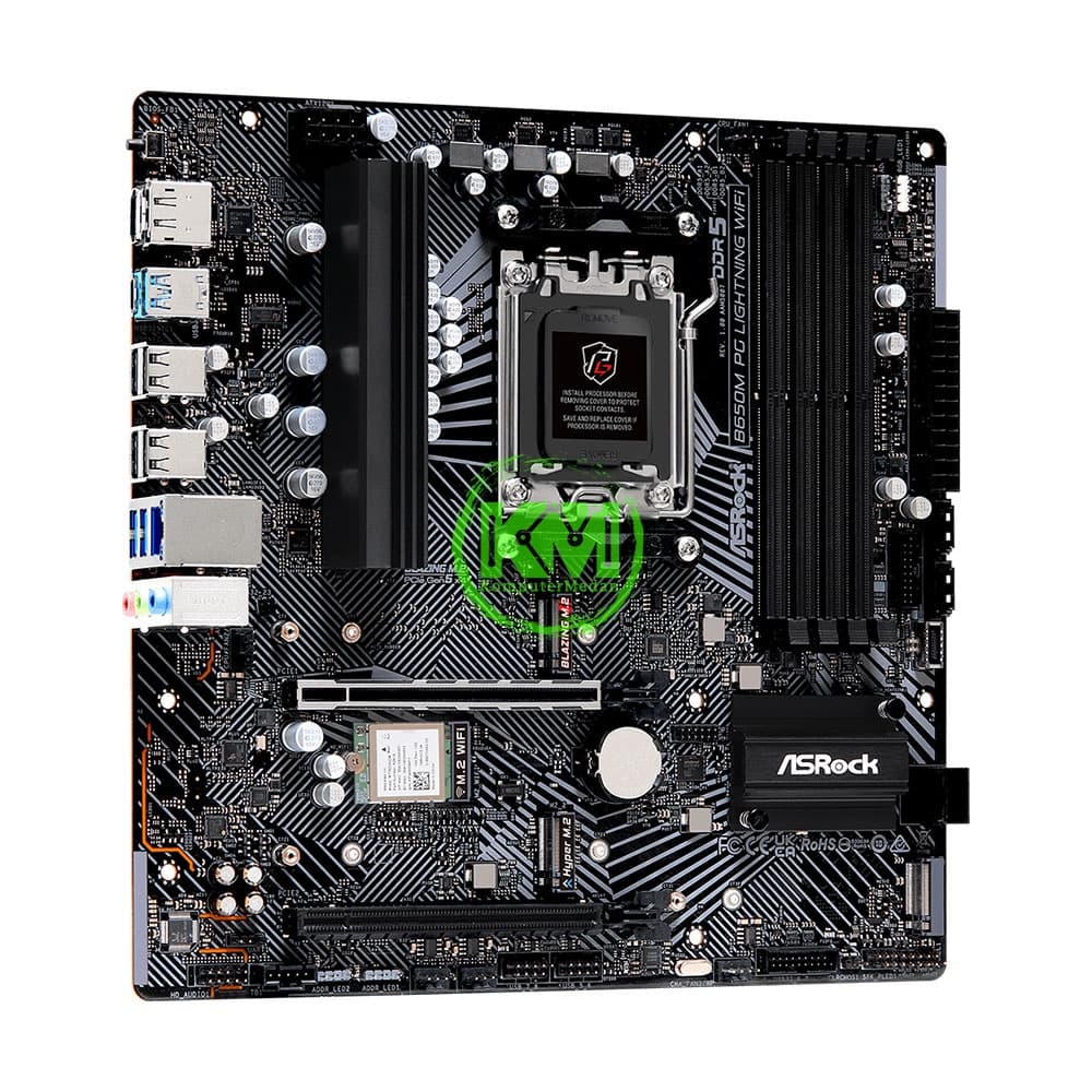 ASROCK B650M PHANTOM GAMING LIGHTNING WIFI (AMD) MOTHERBOARD - Image 4