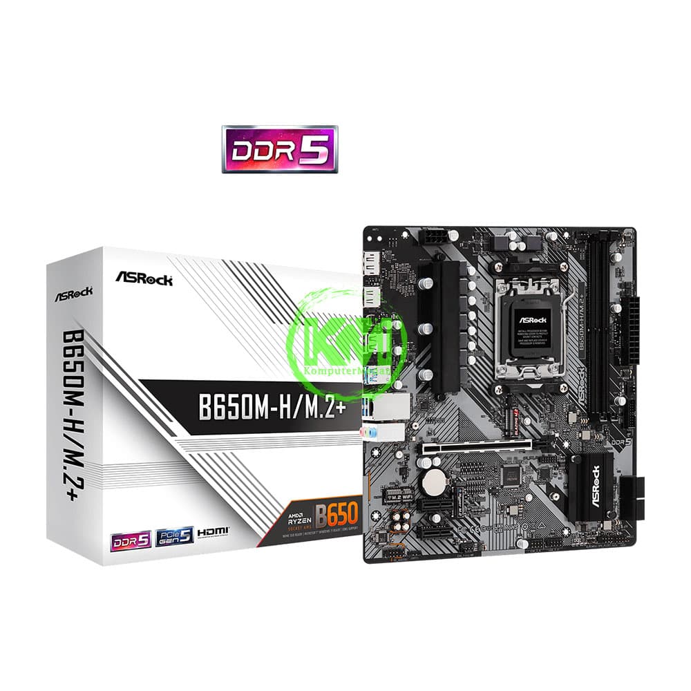 ASROCK B650M-H / M.2+ (AMD) MOTHERBOARD - Image 1