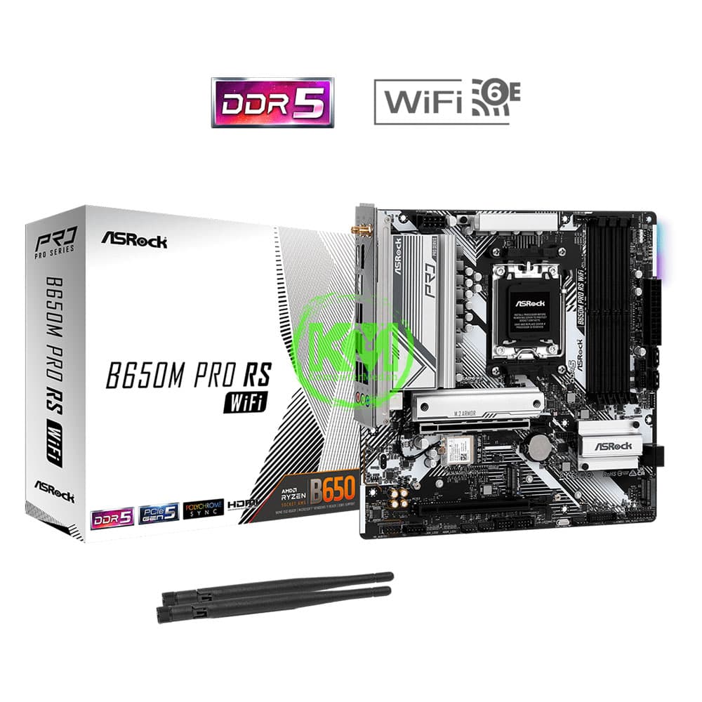 ASROCK B650M PRO RS WIFI DDR5 (AMD) MOTHERBOARD