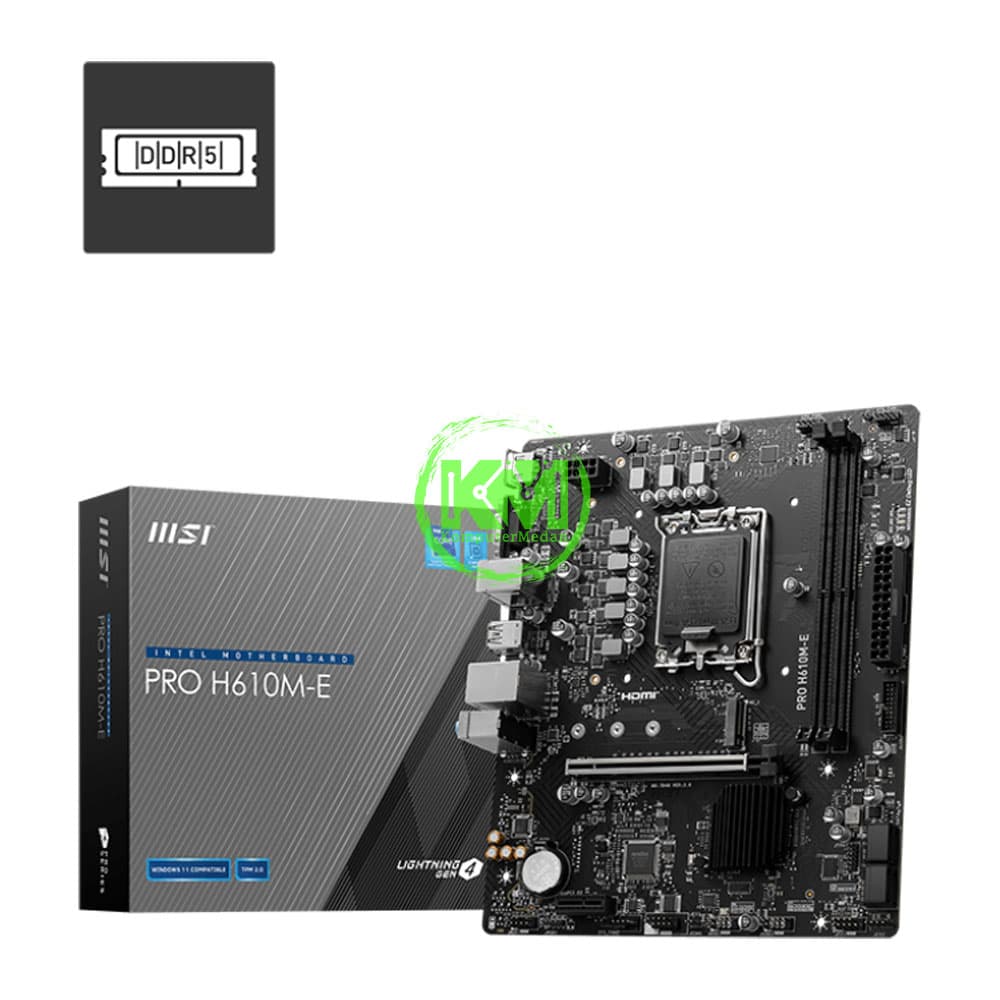 MSI PRO H610M-E DDR5 (INTEL) MOTHERBOARD