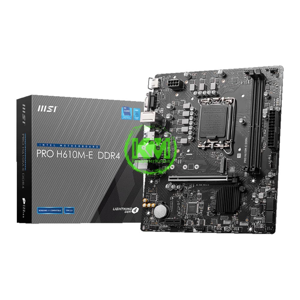 MSI PRO H610M-E DDR4 (INTEL) MOTHERBOARD - Image 1