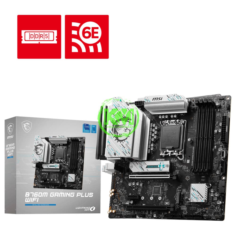 MSI B760M GAMING PLUS WIFI DDR5 (INTEL) MOTHERBOARD