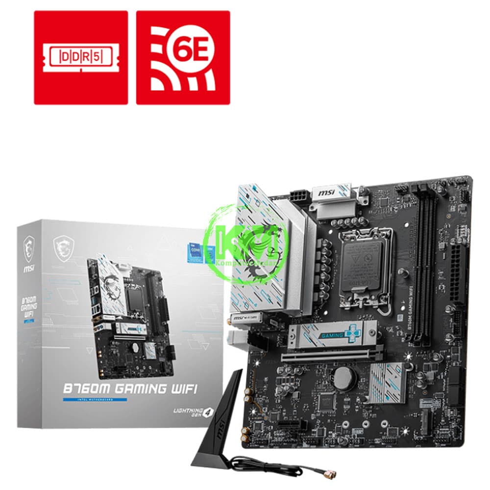 MSI B760M GAMING WIFI DDR5 (INTEL) MOTHERBOARD - Image 1