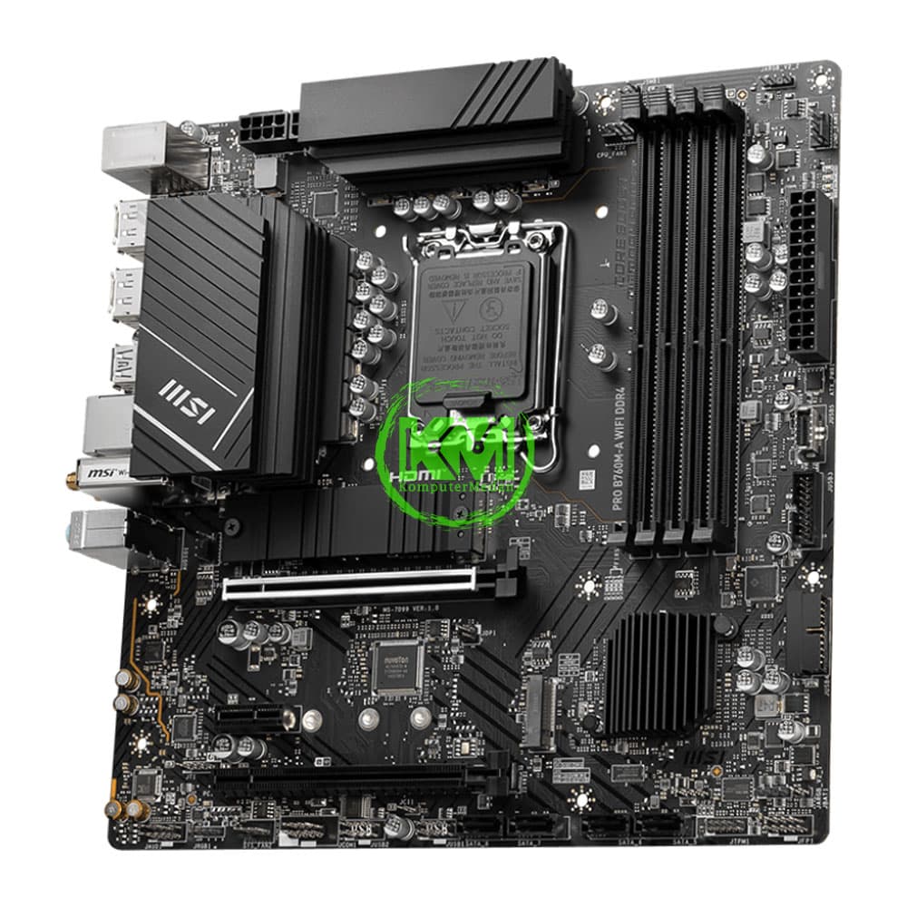 MSI PRO B760M-A WIFI DDR4 (INTEL) MOTHERBOARD - Image 3