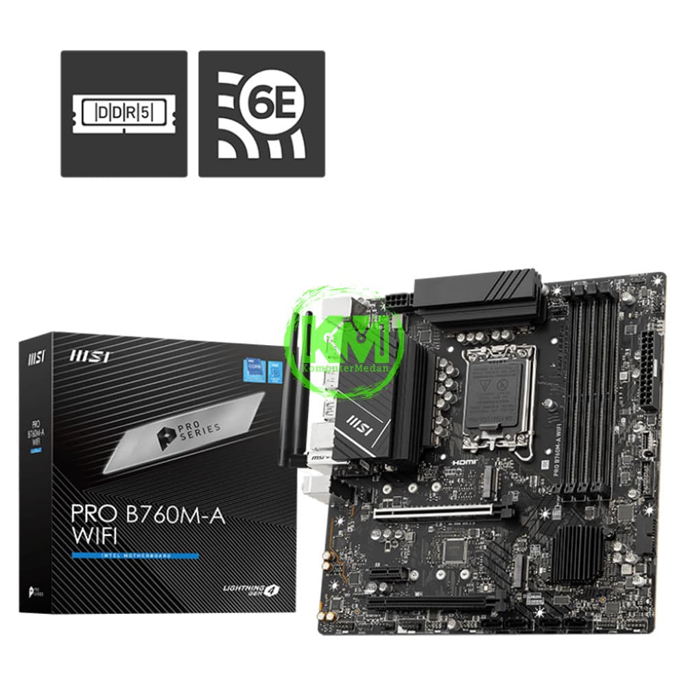 MSI PRO B760M-A WIFI DDR5 (INTEL) MOTHERBOARD