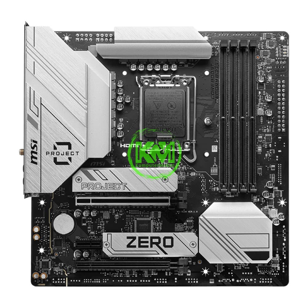 MSI B760M PROJECT ZERO (INTEL) MOTHERBOARD - Image 2