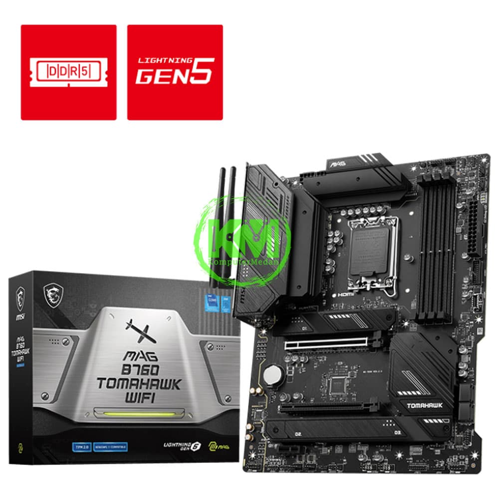 MSI MAG B760 TOMAHAWK WIFI DDR5 (INTEL) MOTHERBOARD