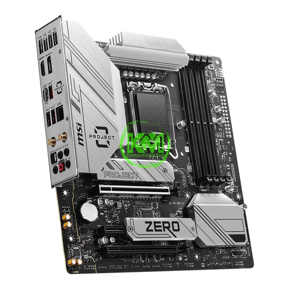 MSI B760M PROJECT ZERO (INTEL) MOTHERBOARD - Image 4