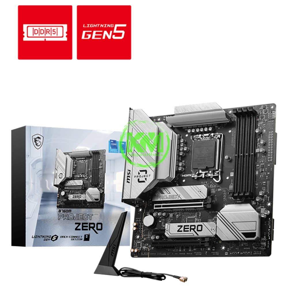 MSI B760M PROJECT ZERO (INTEL) MOTHERBOARD