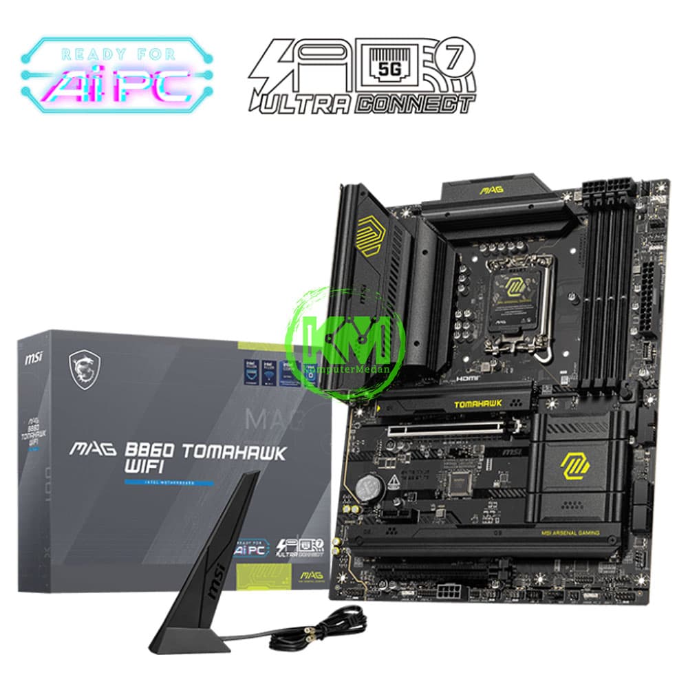 MSI MAG B860 TOMAHAWK WIFI (INTEL) MOTHERBOARD - Image 1