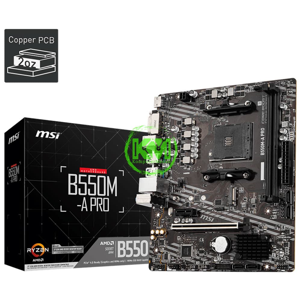 MSI B550M-A PRO (AMD) MOTHERBOARD