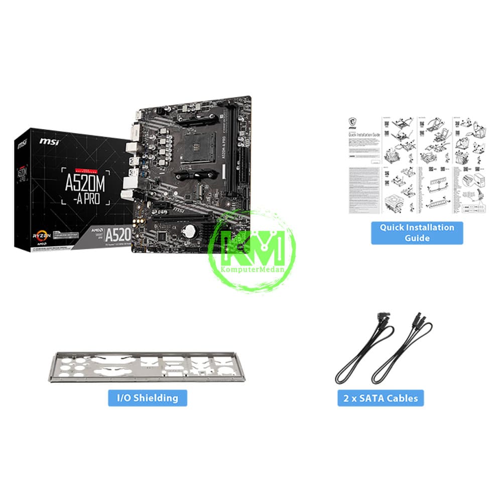 MSI A520M-A PRO (AMD) MOTHERBOARD - Image 6