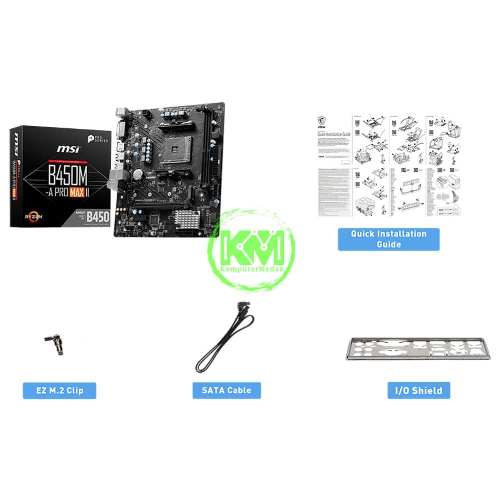 MSI B450M-A PRO MAX II (AMD) MOTHERBOARD - Image 6