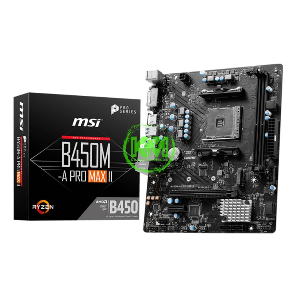 MSI B450M-A PRO MAX II (AMD) MOTHERBOARD - Image 1