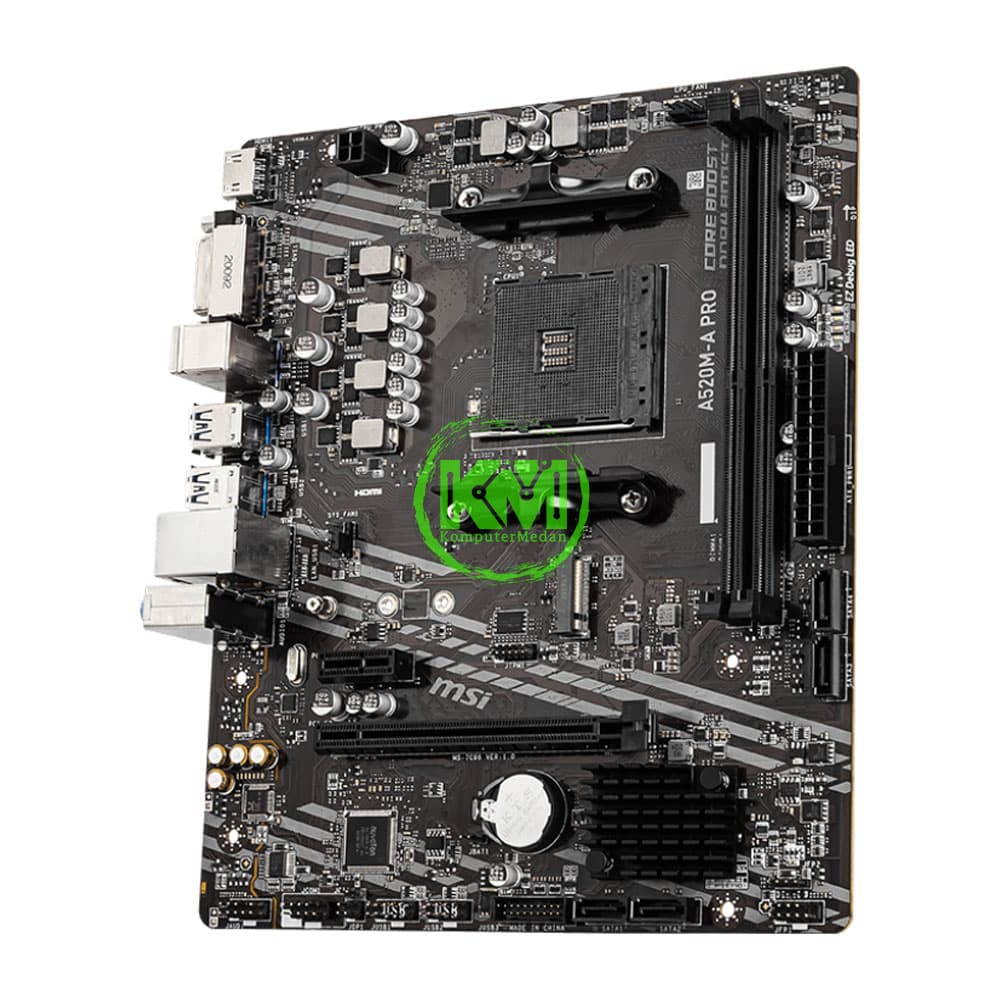 MSI A520M-A PRO (AMD) MOTHERBOARD - Image 3