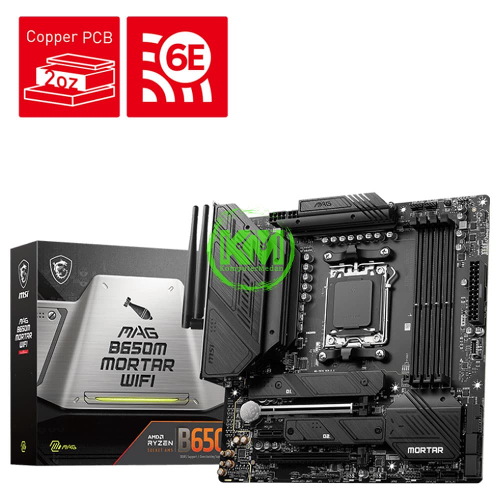 MSI MAG B650M MORTAR WIFI (AMD) MOTHERBOARD