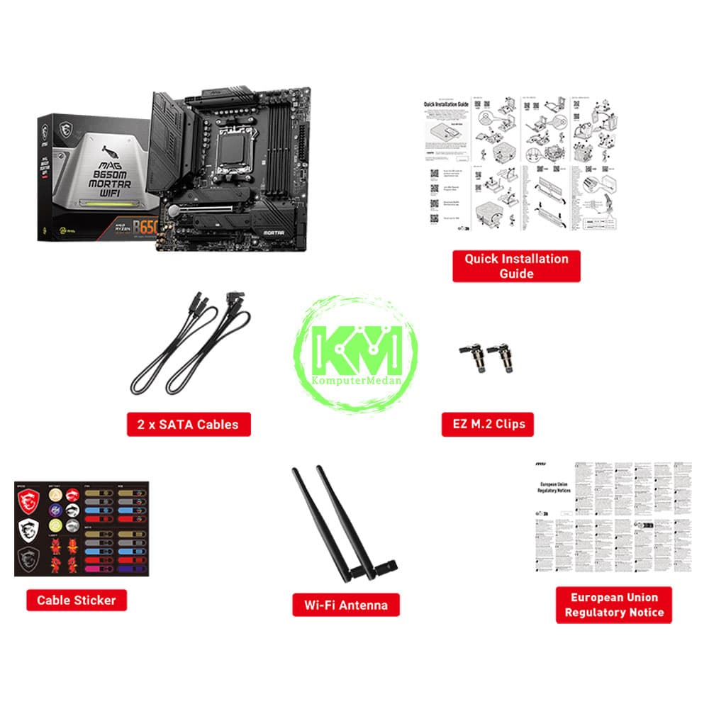 MSI MAG B650M MORTAR WIFI (AMD) MOTHERBOARD - Image 6