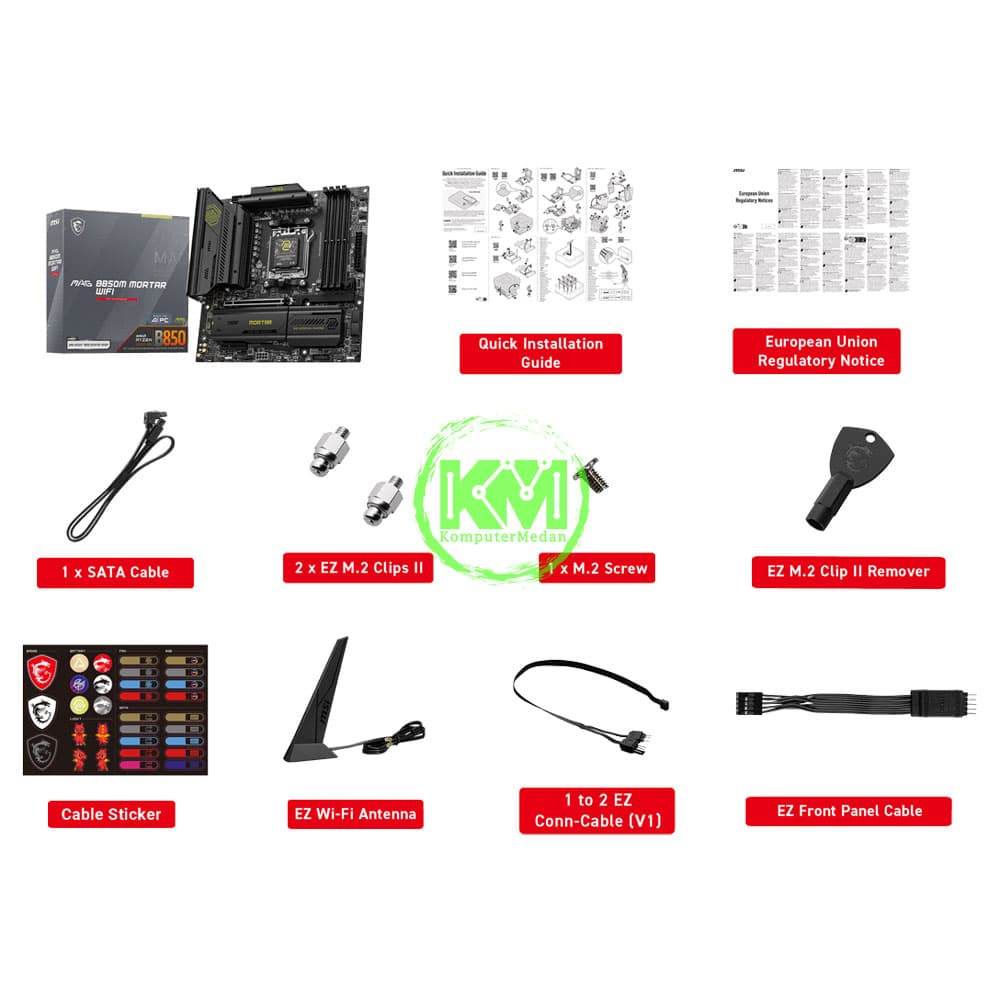 MSI MAG B850M MORTAR WIFI (AMD) MOTHERBOARD - Image 6