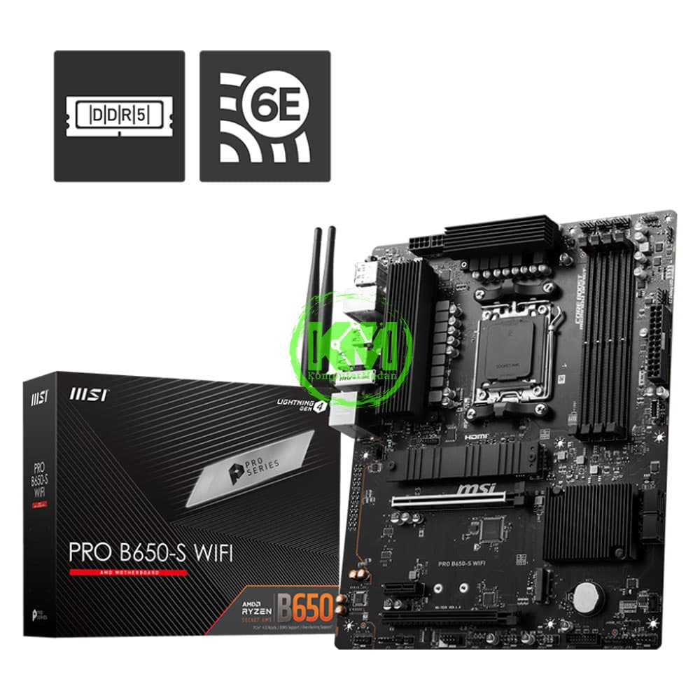 MSI PRO B650-S WIFI (AMD) MOTHERBOARD