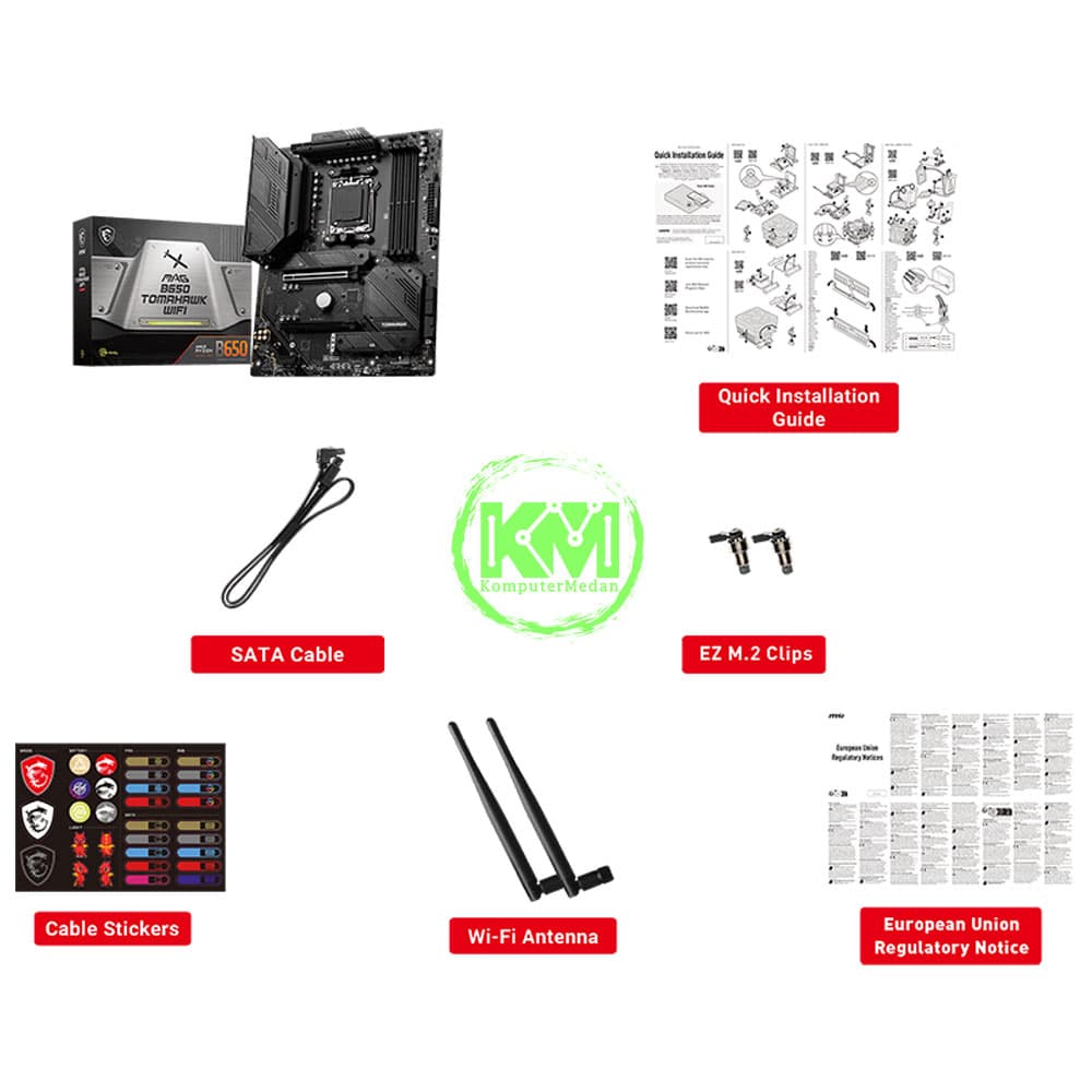 MSI MAG B650 TOMAHAWK WIFI (AMD) MOTHERBOARD - Image 6