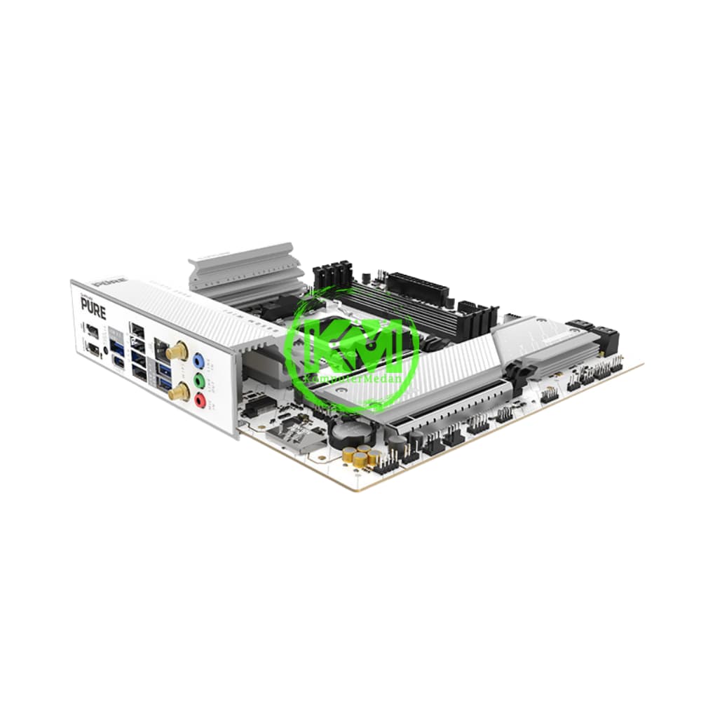 SAPPHIRE PURE B850M WIFI (WHITE) (AMD) MOTHERBOARD - Image 2