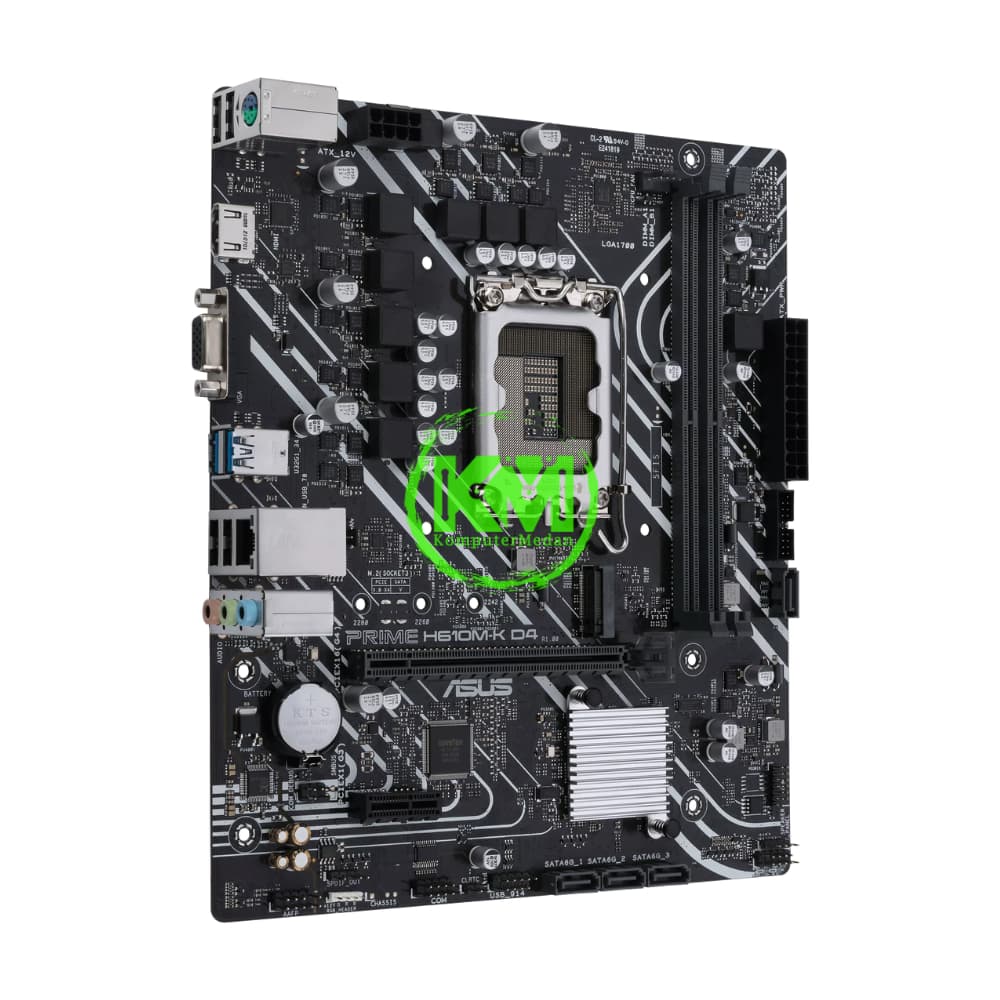 ASUS PRIME H610M-K D4 CSM (INTEL) MOTHERBOARD - Image 2