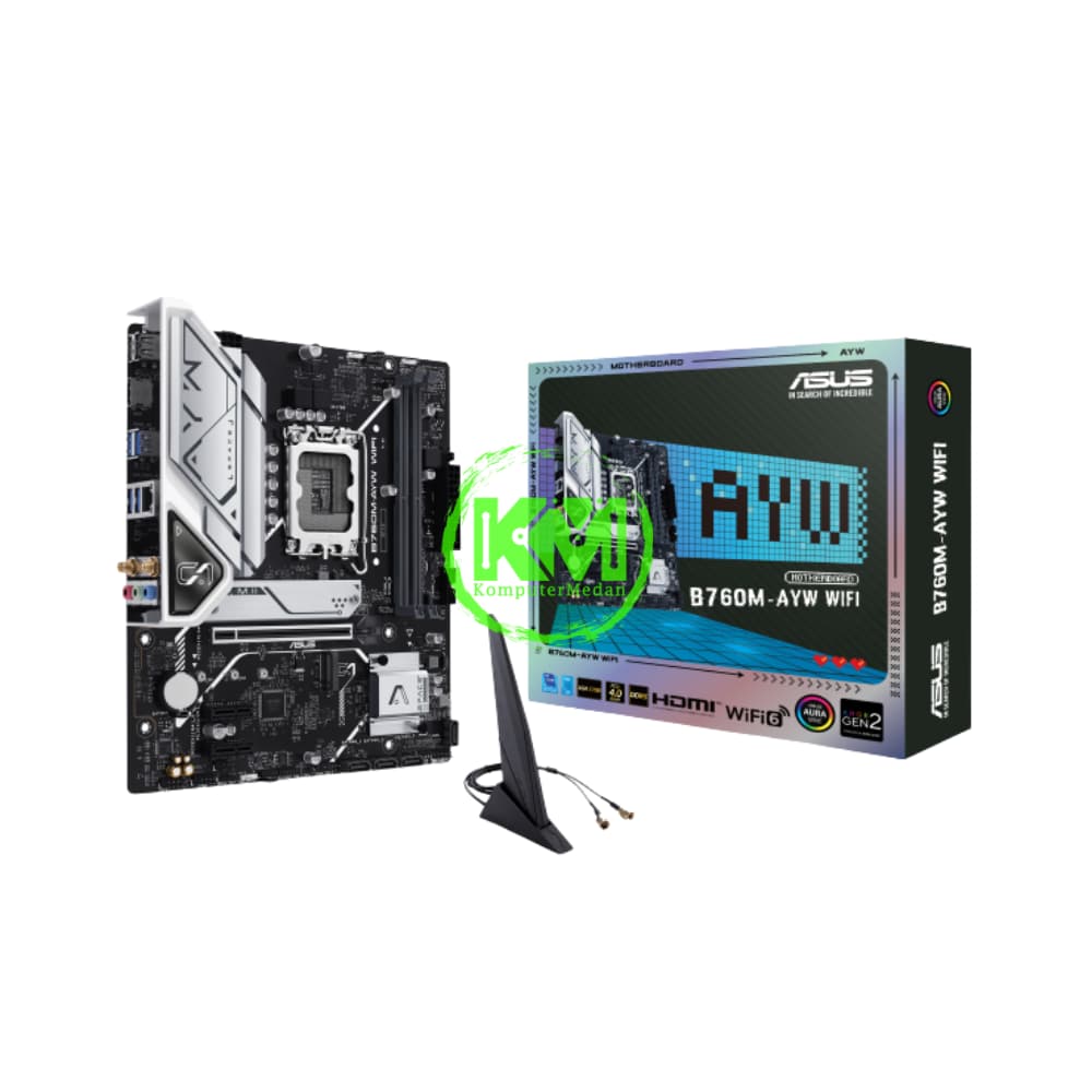 ASUS B760M-AYW WIFI D5 (INTEL) MOTHERBOARD - Image 1