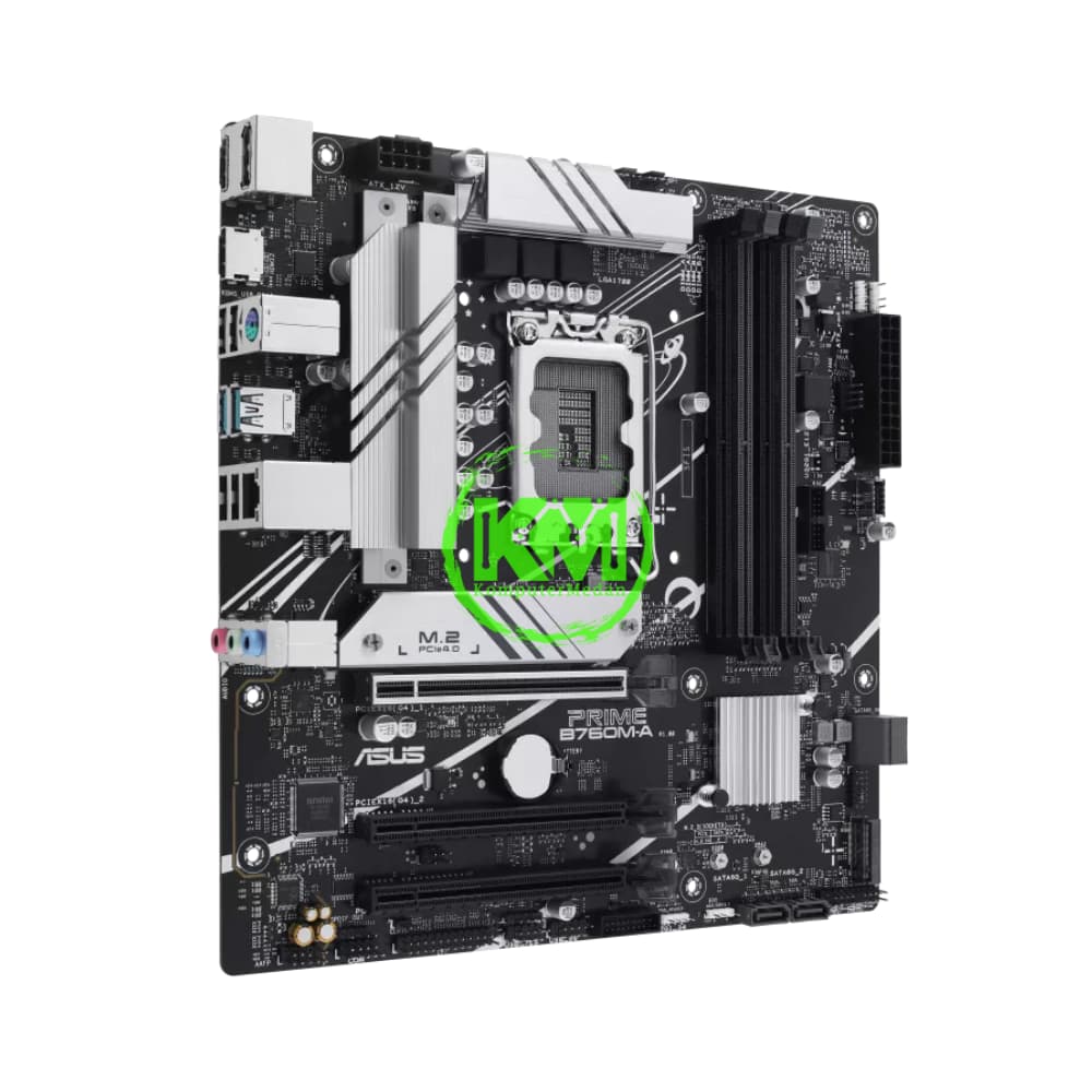 ASUS PRIME B760M-A D5 (White Heatsink) (INTEL) MOTHERBOARD - Image 3