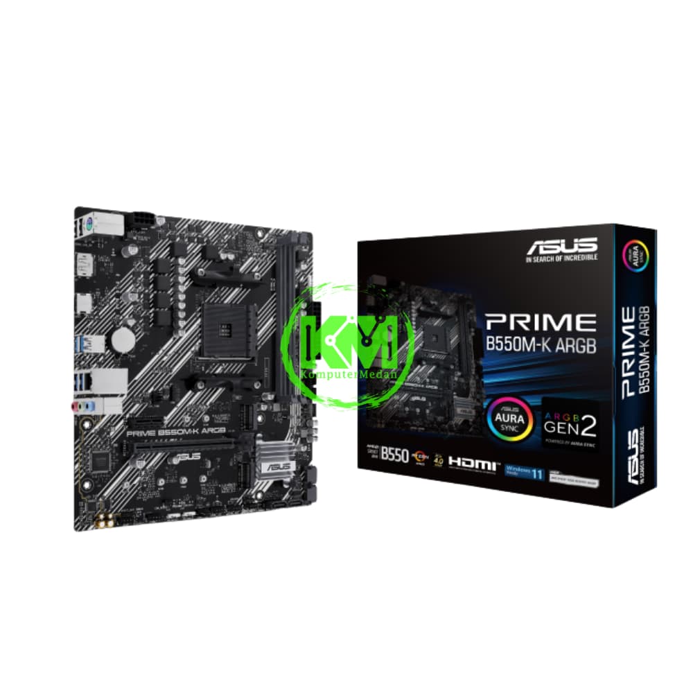 ASUS PRIME B550M-K ARGB (AMD) MOTHERBOARD