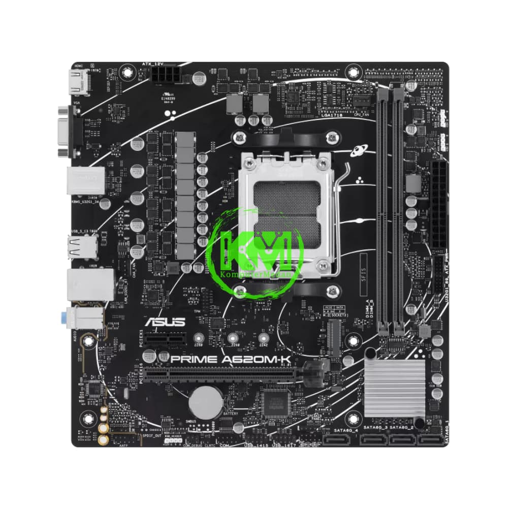 ASUS PRIME A620M-K (AMD) MOTHERBOARD - Image 2