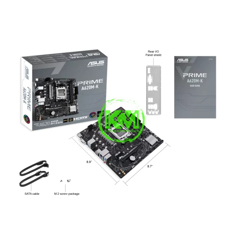 ASUS PRIME A620M-K (AMD) MOTHERBOARD - Image 6