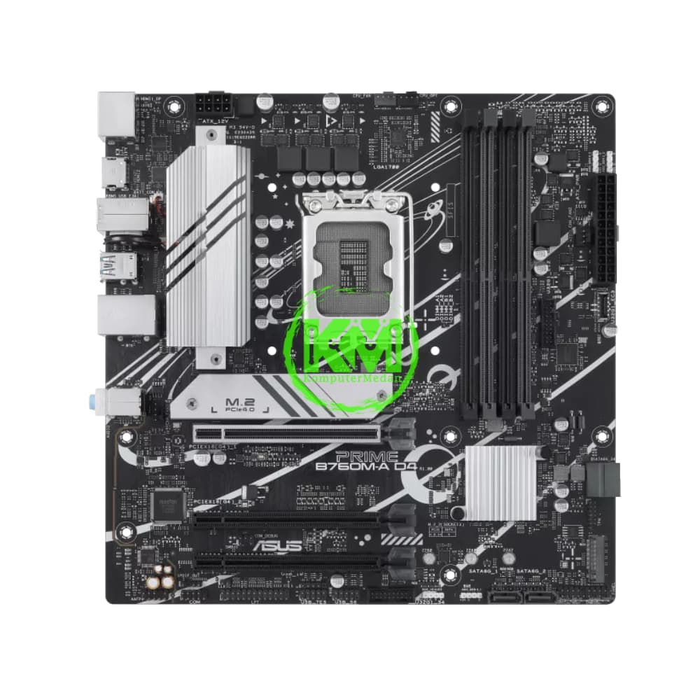 ASUS PRIME B760M-A D4 (White Heatsink) (INTEL) MOTHERBOARD - Image 7