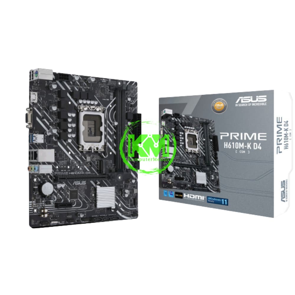 ASUS PRIME H610M-K D4 CSM (INTEL) MOTHERBOARD - Image 6