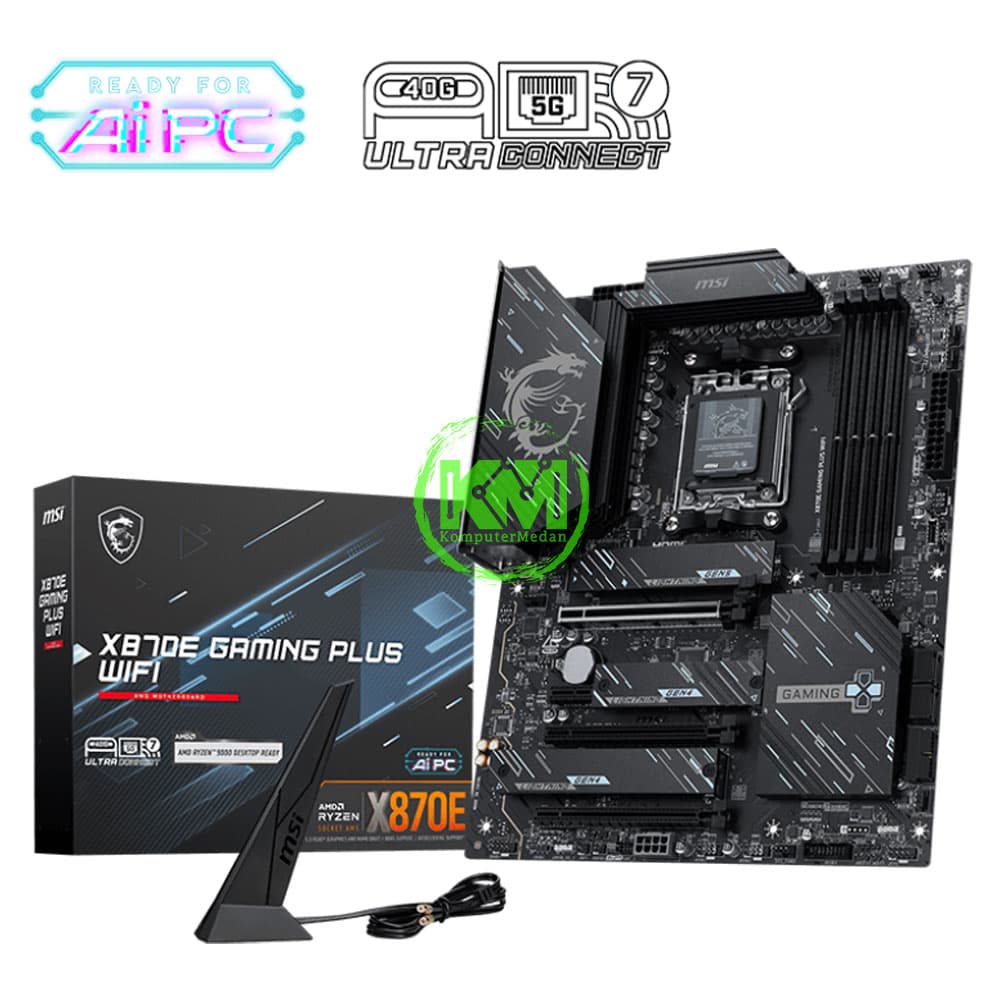 MSI X870E GAMING PLUS WIFI (AMD) MOTHERBOARD - Image 1
