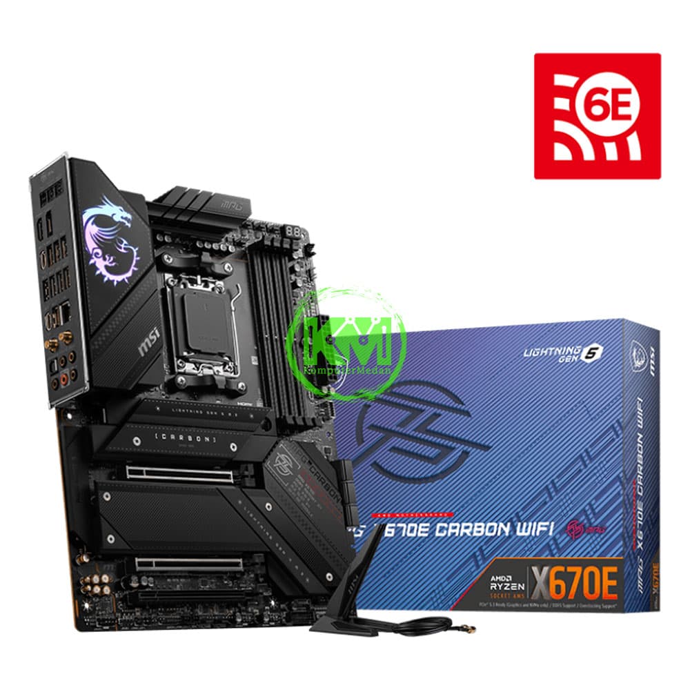 MSI MPG X670E CARBON WIFI (AMD) MOTHERBOARD - Image 1