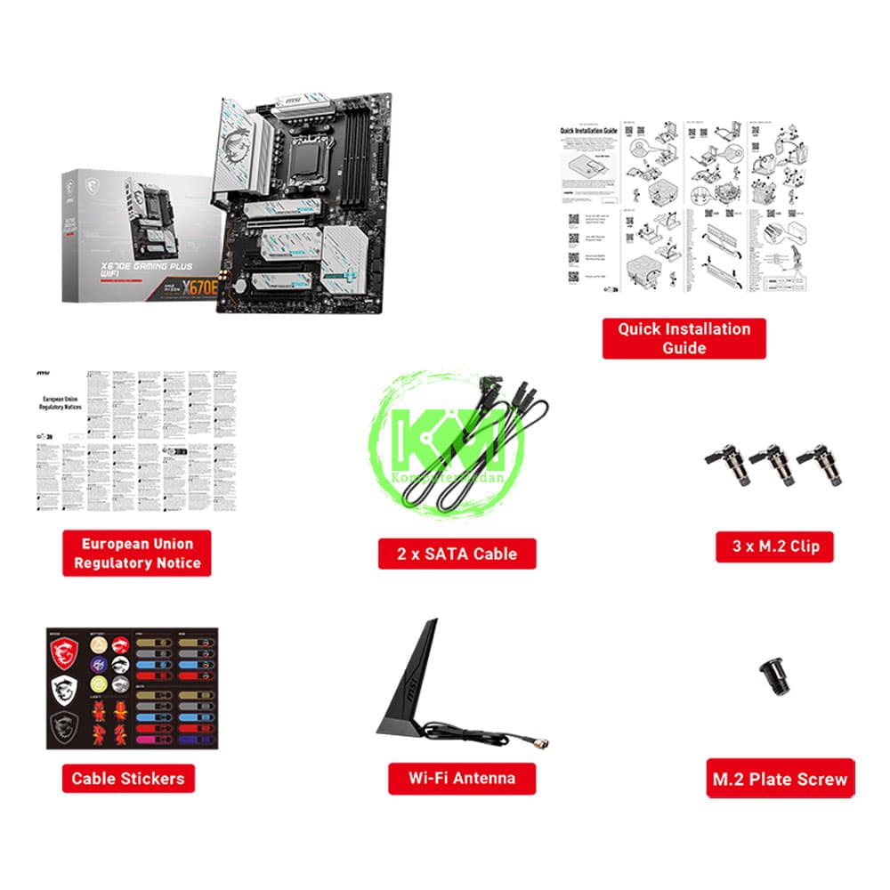 MSI X670E GAMING PLUS WIFI (AMD) MOTHERBOARD - Image 6