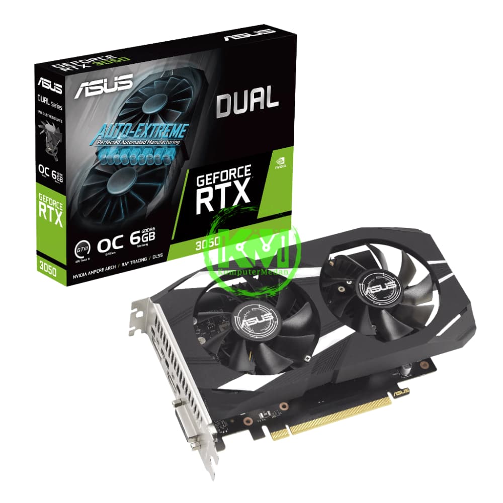 ASUS DUAL RTX 3050 6GB GAMING OC VGA (NVIDIA) - Image 1