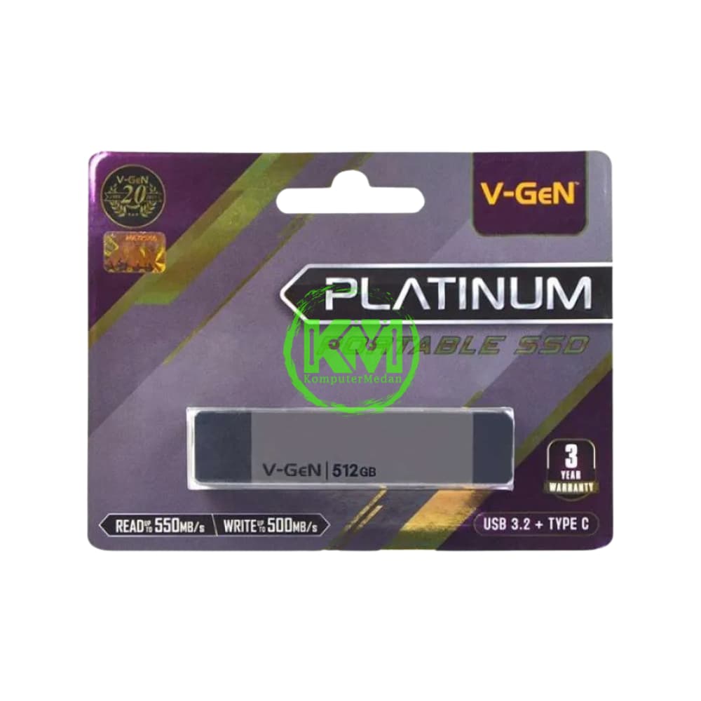 VGEN PLATINUM PORTABLE 512GB SSD - Image 1