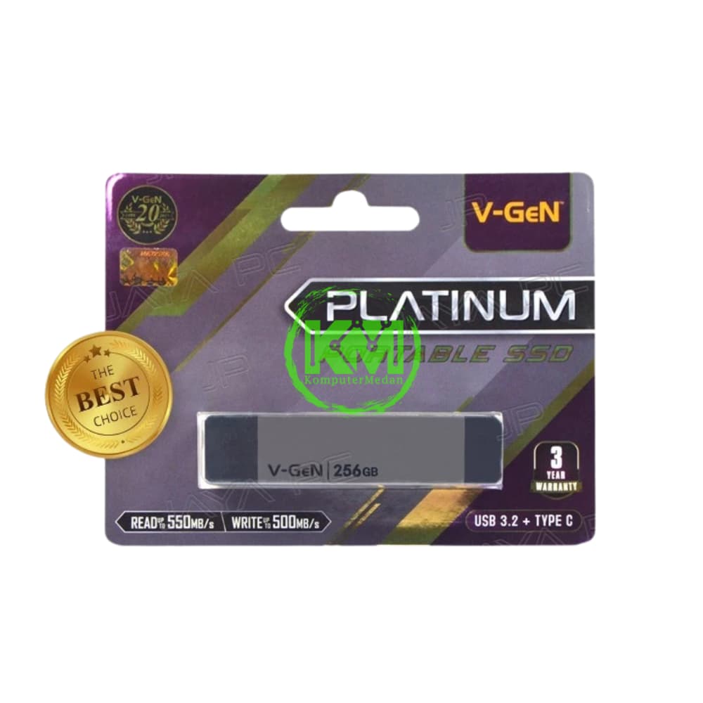 VGEN PLATINUM PORTABLE 256GB SSD - Image 1