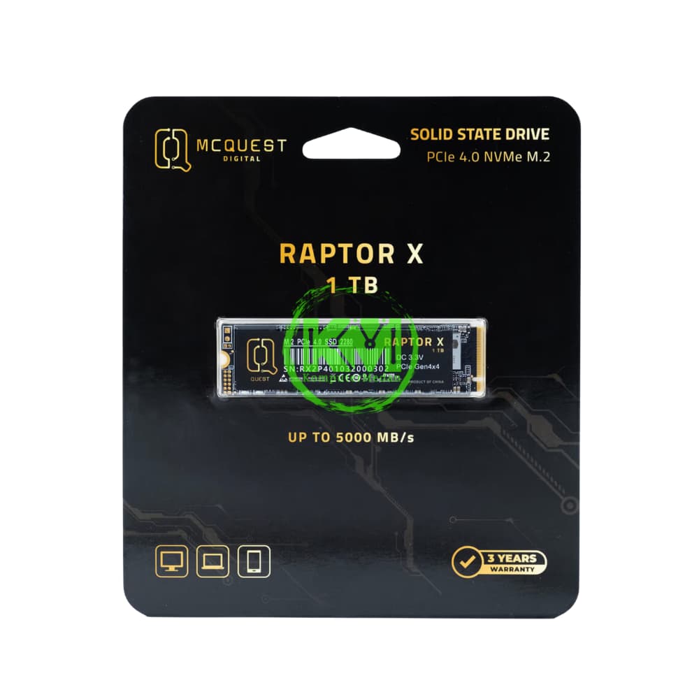 MCQUEST RAPTOR-X 1TB M.2 NVME 4.0
