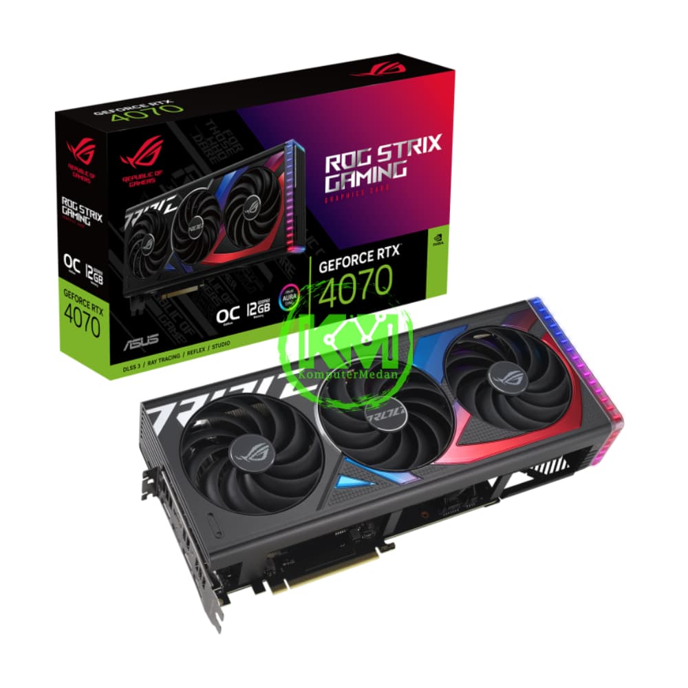 ASUS ROG STRIX GAMING RTX 4070 SUPER 12GB OC VGA (NVIDIA) - Image 1